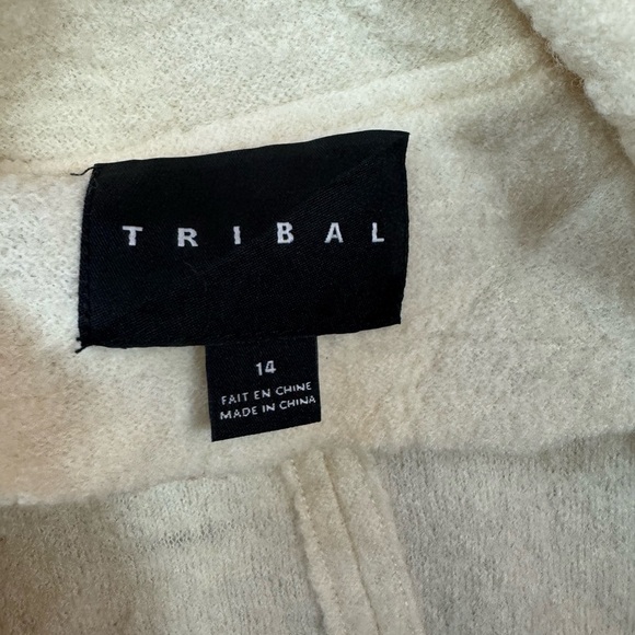 Tribal Cream Blazer with Embroidered Floral Design - Picture 15 of 16